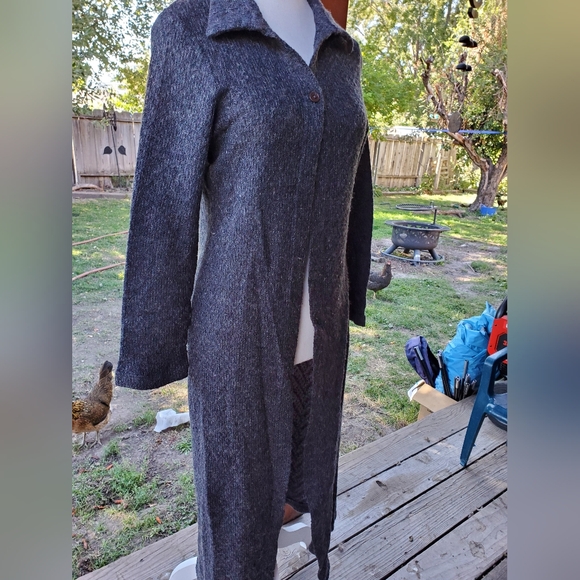 Gray Women's Long Duster - Picture 1 of 7